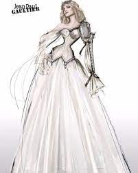 Beautiful Sketches From Jpg For Madonna Met Gala Madonnaunderground