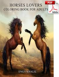Download Horse Adult Coloring Book Pdf Order Coloring Books And Notebooks