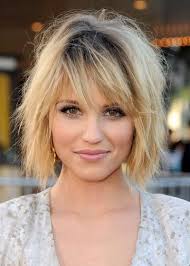 short hairstyles full faces