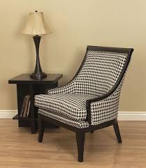 Black And White Houndstooth Chair Medford Black White Houndstooth Chair Overstock Shopping Great Deals On Living Living Room Furniture Collections Upscale Furniture Reupholster Furniture