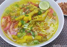 Resep Soto Ceker Ayam Kuning Kuah Bening Yang Segar Recipe In 2021 Memasak Ayam Masakan Simpel