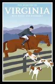 Fox Hunting Jumping Galloping Horses Hounds Virginia Landscape What S Not To Love Flat Vivid Poster Colors Like Virginia Poster Horse Posters Fox Hunting