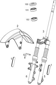 Stossdampfer Und Federn Der Vordergabel Beim N1s