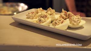 While all of the ingredients in the passover recipes are kosher for passover, each community has its own customs as to what to use or not use on passover. Need A Recipe For Passover Try These Smoked Salmon Deviled Eggs From Shaya Restaurant Nola Weekend