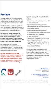 Sadly, john biddulph died at the age of 62 in january 1998, well before this second edition of paediatrics for doctors in papua new guinea was published. Link To Downloadable Pdf Of The Wellington Icu Drug Manual With Additional Resources Tom Wade Md