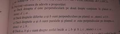 Stabiliți valoarea de adevăr a propozitiilor: Precizati Valoarea De Adevar A Propozitiei Brainly Ro