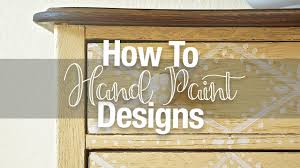 5 Tips For Hand Paiting Designs On Furniture Painted Furniture Designs Bright Painted Furniture Painted Furniture