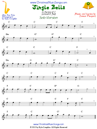 For brass quartet and piano. Jingle Bells For Alto Saxophone Free Sheet Music