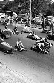 January 29 1962 A Wild Suburban Billy Cart Race Picture Herald Sun Image Library Photo Melbourne Australia History