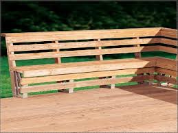 If you ever want to move the box, take the contents out first as the backing board used on the base won't be strong enough to support the weight. The Best 20 Diy Deck Bench With Back Plans