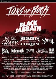 Norwegian rock & metal festival @ekebergsletta oslo, norway #tonsofrock2019. Tons Of Rock 2016 23 06 2016 3 Days Halden Norway Concerts Metal Calendar