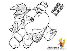Dry bowser is fought again in the eighth castle, although he is defeated. Bowser Jr Coloring Pages Coloring Home
