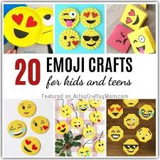 20 Emoji Crafts For Kids And Teens World Emoji Day Crafts Emoji Craft World Emoji Day Fun Emoji Crafts