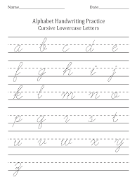 From a to the mysterious cursive z, you'll be an expert cursive writer when you're . Cursive Writing Alphabet Practice Sheets