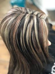 Dark blonde hair color ideas to help in your pursuit of bronde. Trend Salon Blonde And Dark Streaks With A Little Pop Of Facebook