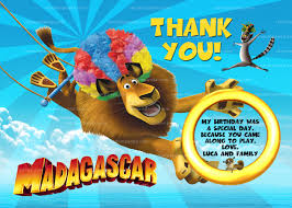 Funny madagascar party masks tu cut outready to become a jungle and wild animal? Madagascar 3 Invitation Madagascar Party Madagascar Birthday Invite