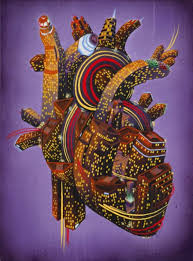 La Heart By Andy Council Anatomical Heart Art Heart Art Art