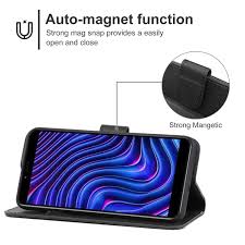 For BLU C5 Max Leather Phone Case(Black)