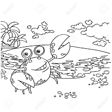 39+ cartoon crab coloring pages for printing and coloring. Crab Coloring Pages Vector Royalty Free Cliparts Vectors And Stock Illustration Image 45123525