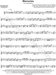 Trumpet Guy Memories Sheet Music Trumpet Solo In Db Major Download Print Flute Sheet Music Disney Trumpet Sheet Music Trumpet Music
