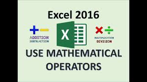 Excel 2016 Math Formulas How To Write Mathematical Functions Mathematics Symbols In Ms Formula Youtube
