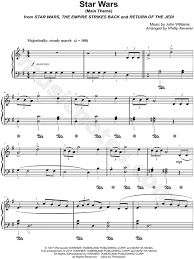 Main theme ll easy version piano sheet music for beginners. Star Wars Main Theme From Star Wars Sheet Music Easy Piano Piano Solo In G Major Download Print Sku Mn0135409