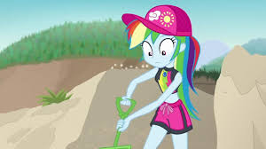 This is played for laughs in persona eg. My Little Pony Equestria Girls Better Together Tv Series 2017 Imdb