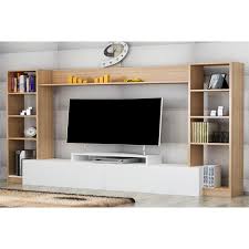Tv Sehpasi Diva Teak Beyaz 203 Cm Bmdekor