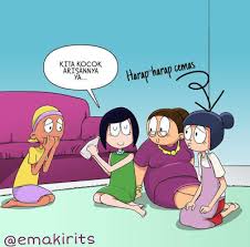 Sinopsis komik hijabolic arisan sudah waktunya pulang. Mak Irits
