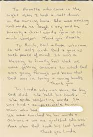 And give thanks for everything to god the father in the name of our lord jesus christ. Read Beautiful Thank You Note Written By Daughter Of Horizon Hospice Patient Horizon Home Care And Hospice