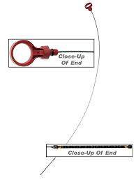 apdty 028438 transmission fluid oil level dipstick measuring tool used on vehicles with 42rle nag1 45rfe 62te transmission replaces 8863b 9336