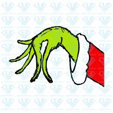 Altered Grinch Hand Svg Files For Silhouette Files For Cricut Svg Dxf Eps Png Instant Download Supersvg Grinch Hands Grinch Christmas Tree Drawing