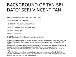 Robin tan kini timbalan pengerusi eksekutif berjaya corporation berhad, syarikat utama berjaya group of companies. Ppt Tokoh Hubungan Etnik Nuihss Phoon Academia Edu