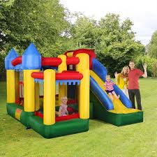 Costway Hupfburg Aufblasbare Kinder Spielburg Springburg Mit Rutsche Bunt 305 X 305 X 213 Cm Hupfburgen Spielzeug Fu In 2020 Spielzeug Draussen Aufblasbar Spielzeug
