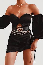 After Party Pouffe Black Mini Dress Mini Dress With Sleeves Fashion Mini Black Dress