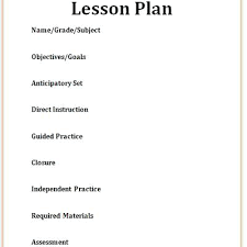 Printable Course Plan Template In Format Training For Project ...