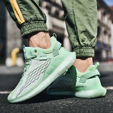 Fly knit sport shoes ladies knitted men breathable sneakers man fashion blue warm winter increase height knitting and summer. Buy Men S Casual Fashion Popcorn Bottom Flying Knit Sneakers Sports Shoes At Jolly Chic