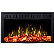 Dimplex 23 inch deluxe electric fireplace log insert. Regal Flame 28 Inch Curved Ventless Heater Electric Fireplace Insert Buy Online In Faroe Islands At Faroe Desertcart Com Productid 54741278
