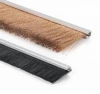 Bristle Strip Brush Flexible Nylon Weather Seal Strip with Aluminum Holder