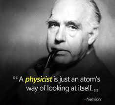 We are just a collection of atoms studying other atoms. The average adult  human body contains around seven octillion atoms (that's a 7 followed by 27  zeros). However, 99.9 % of an
