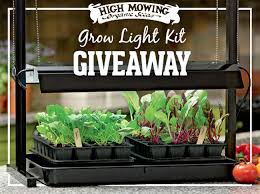 Indoor growing offers many advantages. Our Grow Light Kit Giveaway High Mowing Organic Non Gmo Seeds