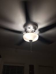 Hampton Bay Holly Springs Low Profile 52 In Led Indoor Brushed Nickel Ceiling Fan With Light Kit 57289 Ceiling Fan With Light Ceiling Fan Brushed Nickel Ceiling Fan