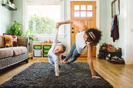 Whether it's rainy, snowy, or even too hot to hit the park or backyard, exercise games are a great way to get everyone in the family giggling and away from the screens for a bit. How To Stay Fit When You Re A Stay At Home Parent