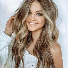 Fashion Women S Long Curly Wigs Brown Gold Blonde Wavy Hair Ombre Party Wig Ombre Hair Color Short Hair Balayage Hair Waves