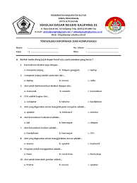 Aug 08, 2021 · soal tk b tema alat komunikasi / contoh origami (melipat kertas) untuk paud berdasarkan. Soal Tik Kelas 1 Pdf