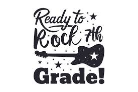 Download Ready To Rock 7th Grade Svg Cut File By Creative Fabrica Crafts Creative Fabrica SVG Cut Files