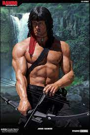 Rambo's significant beefcake factor is so pronounced in first blood: Rambo First Blood Part Ii John Rambo 1 3 Scale Statue Pop Culture Shock 84 Cm Exclusive Bunker158 Com