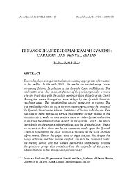 Ia adalah mahkamah tertinggi kedua dalam hierarki di bawah mahkamah persekutuan. Pdf Penangguhan Kes Di Mahkamah Syariah Cabaran Dan Penyelesaian Suhadi Sidik Academia Edu