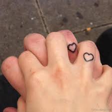 #heart #heart outline #heart tattoo #wrist tattoo #cute tattoos #art #vancouver #bethany arzhanov. 59 Small Heart Tattoos On Finger