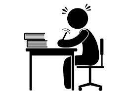 「勉強不足 フリーイラスト」の画像検索結果